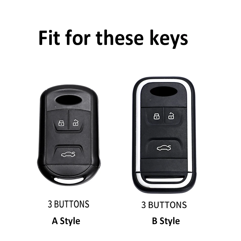 Funda de llave TPU Chery Tiggo 4/7/8 y Arrizo 5, 3 botones - imagen 2