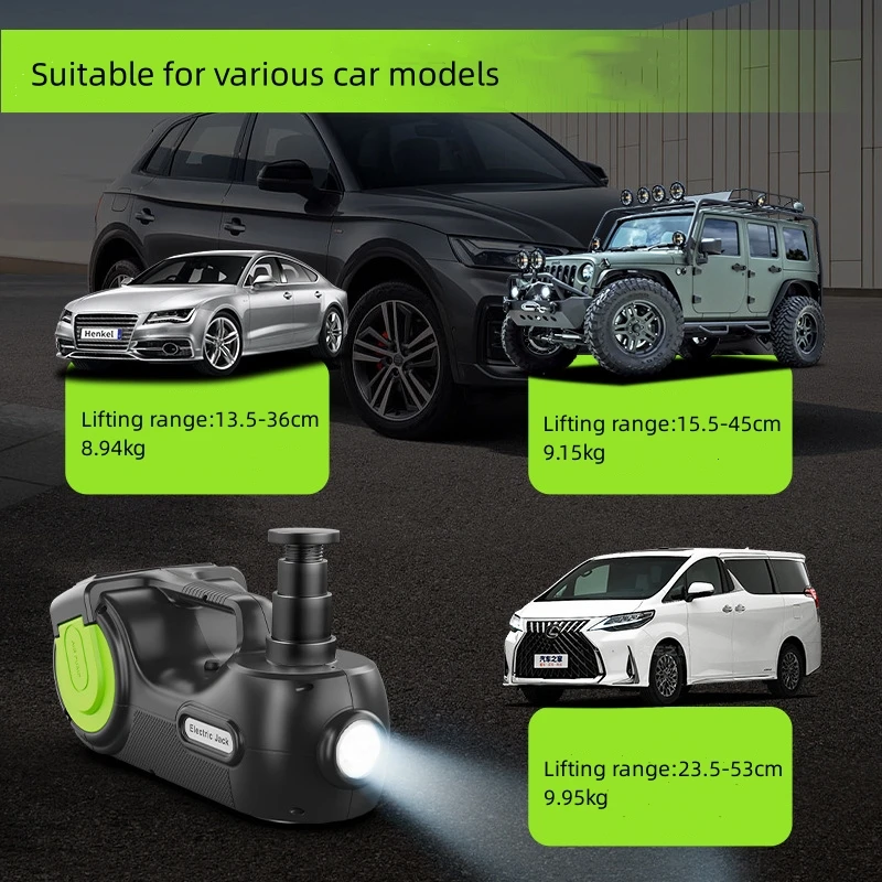 5T 12V coche eléctrico hidráulico Digital Jack elevación SUV Van garaje equipo de emergencia herramienta de reparación de automóviles - imagen 4