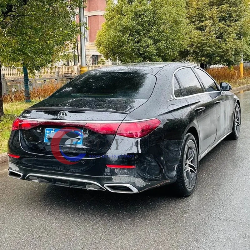 Alerón trasero de coche, ala trasera, tapa de maletero, divisor, accesorios exteriores para Mercedes Benz Clase E W214 E260 E300 2024-up - imagen 3