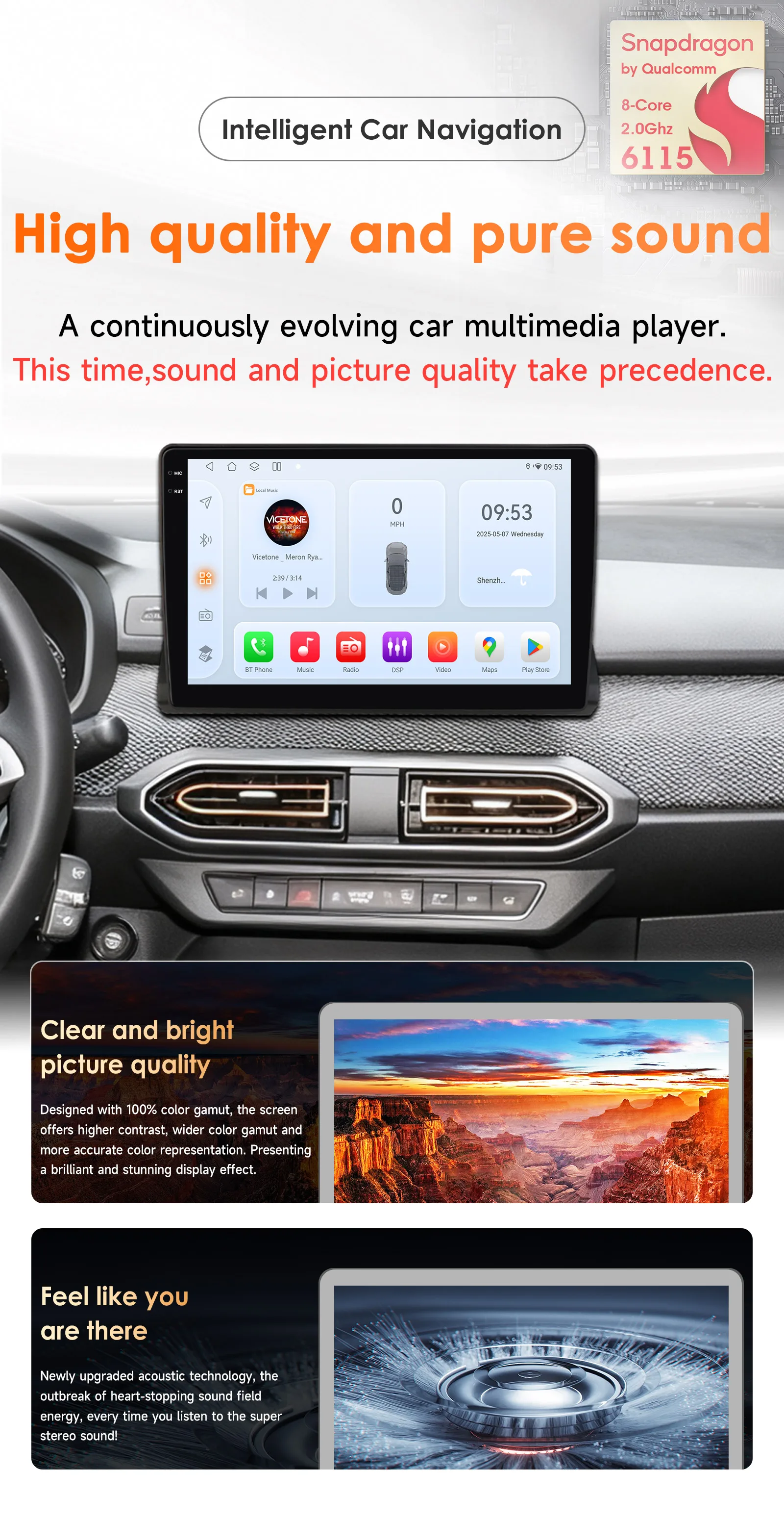 Pantalla principal multimedia
