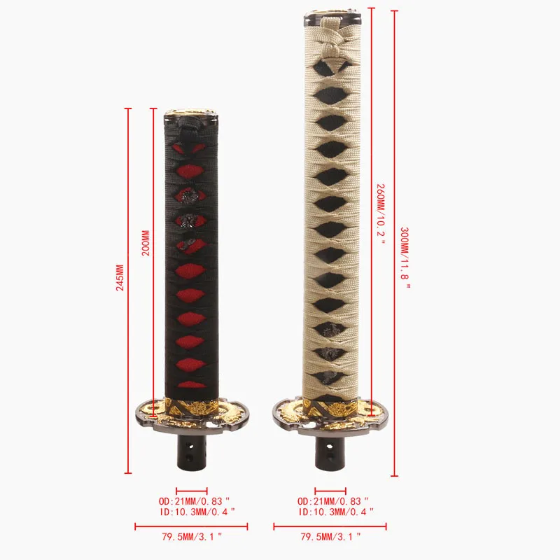Pomo de cambio Katana Samurai dorado para coche - imagen 4