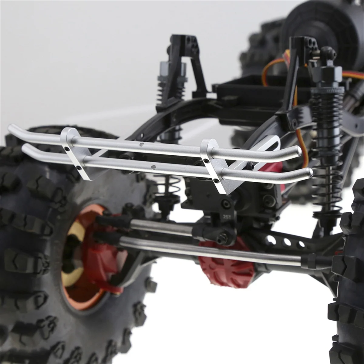 Parachoques delantero metálico para RC Crawler SCX10 TRX4 Axial - imagen 4