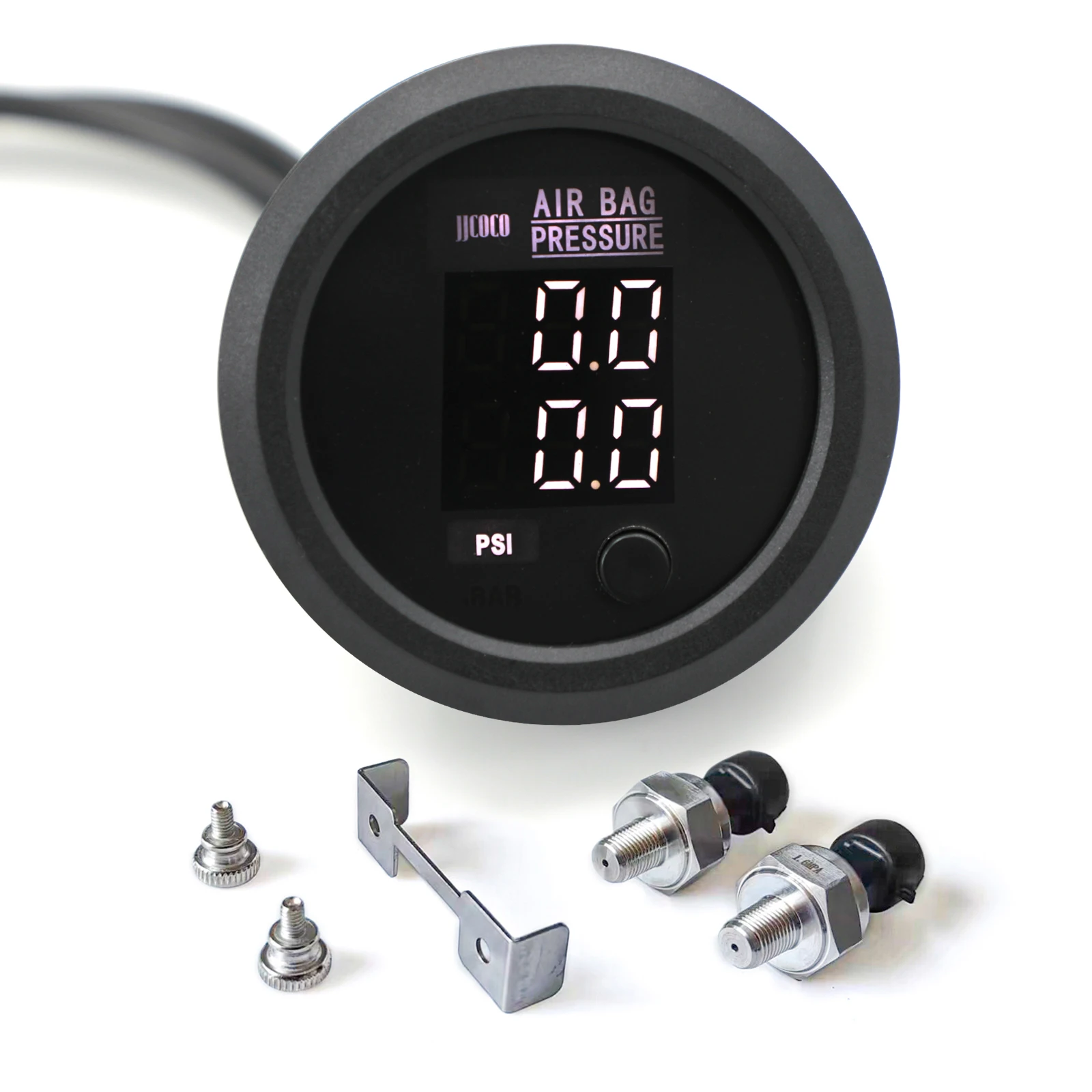 Manómetro 52 mm para suspensión neumática Serie S 0-232 PSI - imagen 3