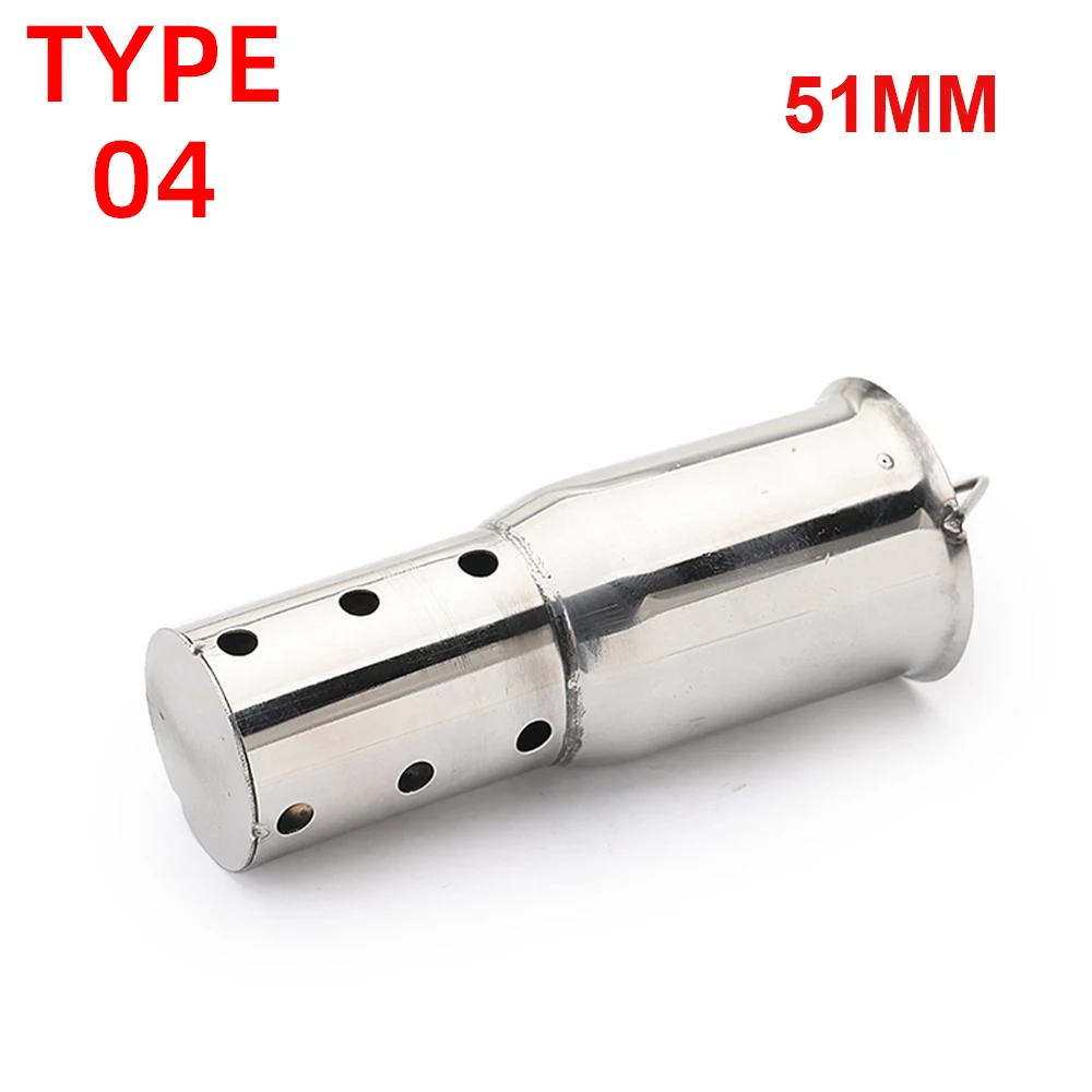Silenciador de escape para moto con DB Killer ajustable - imagen 5