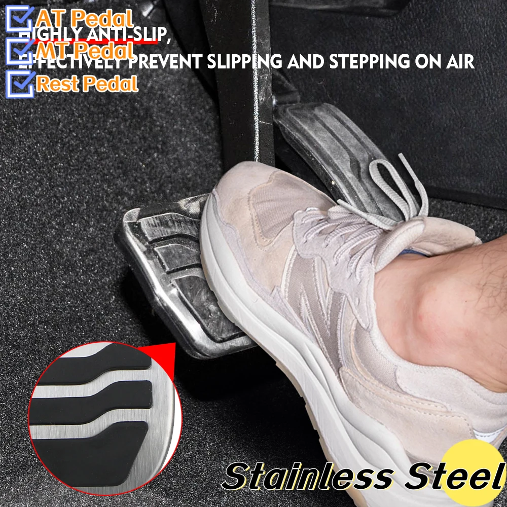 Cubrepedales pedal freno de acero inoxidable – Ford Mondeo Fusion - imagen 4