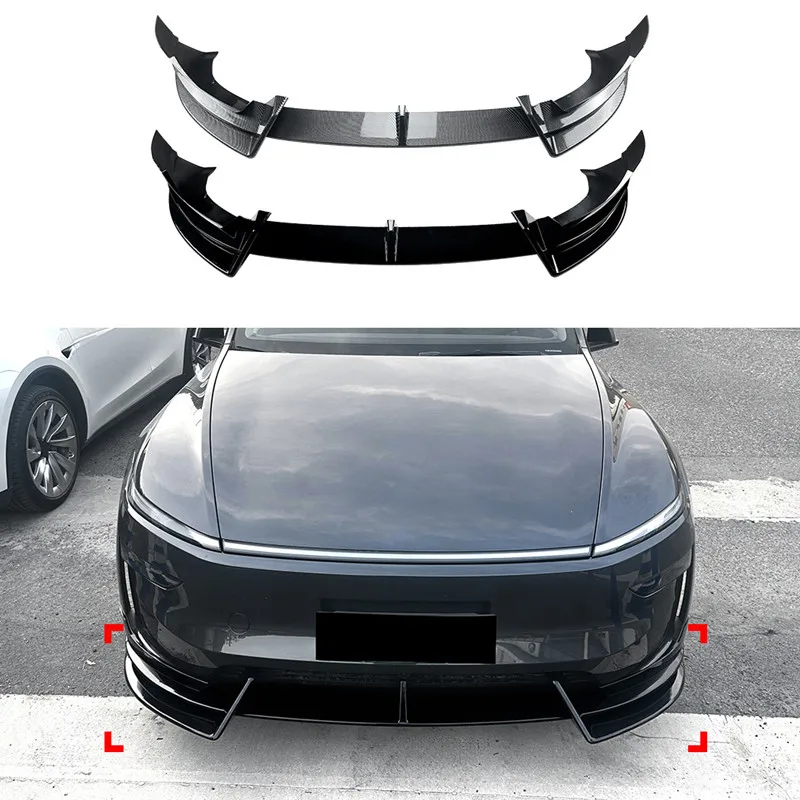 Divisor frontal labio parachoques Tesla Model Y 2024 – Kit carrocería - imagen 2