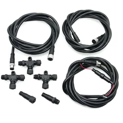 Cable NMEA 2000 con adaptadores y conectores impermeables