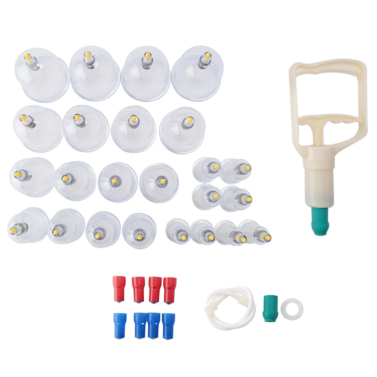 Kit ventosas biomagnéticas para masaje terapéutico y alivio muscular