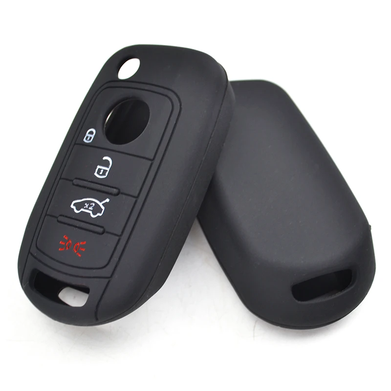 Funda llave silicona AX con tapa – Fiat 500X Egea Dodge Neon - imagen 4