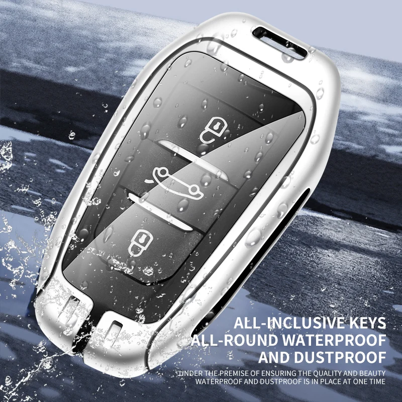 Funda protectora llave coche carcasa aleación zinc para DS7 DS5 DS6 - imagen 4