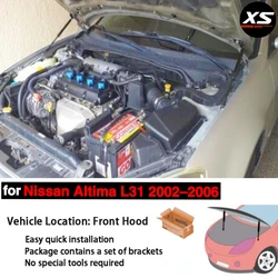 Capó para Nissan Altima L31 2002-2006 con puntales de gas