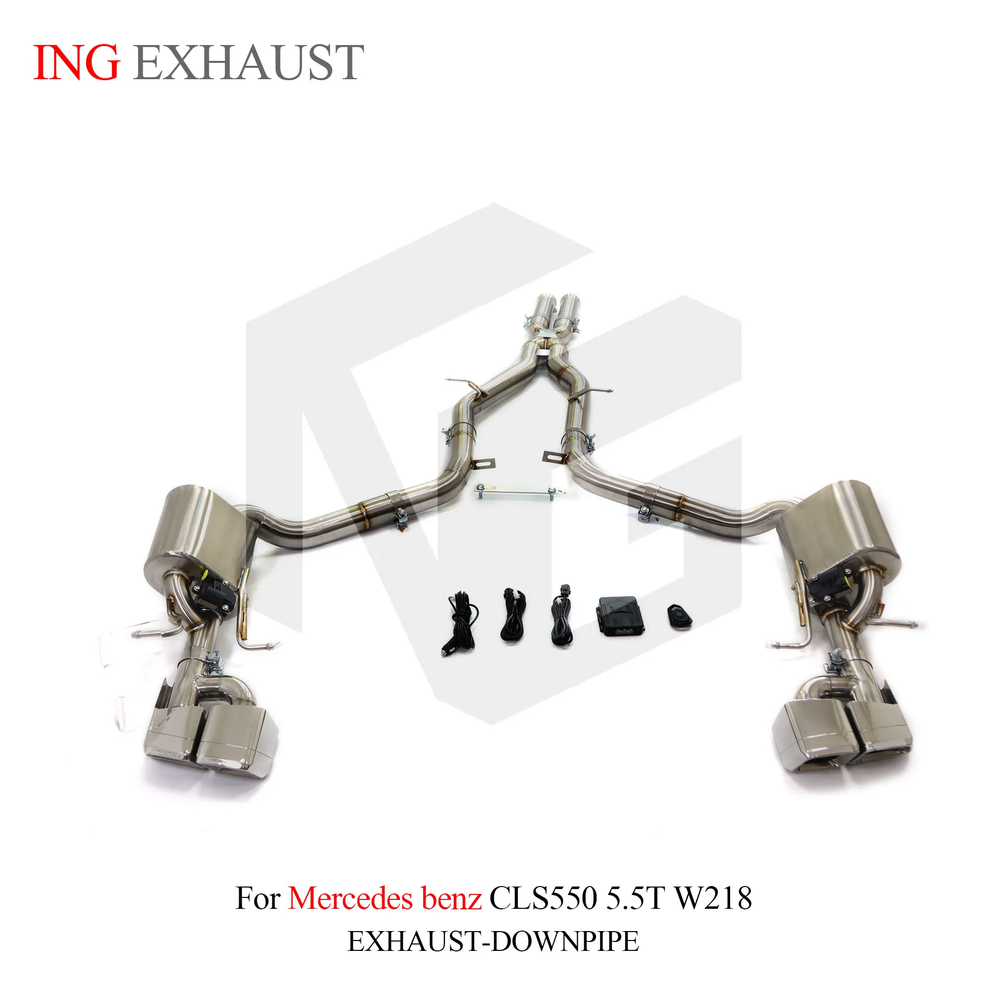 Escape catback ING SS304 para Mercedes CLS550 AMG 5.5 Biturbo W218 - imagen 3