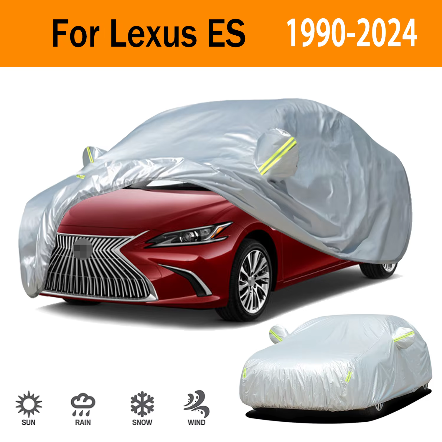 Cubierta solar térmica Lexus ES 1990-2024 – funda parabrises resistente