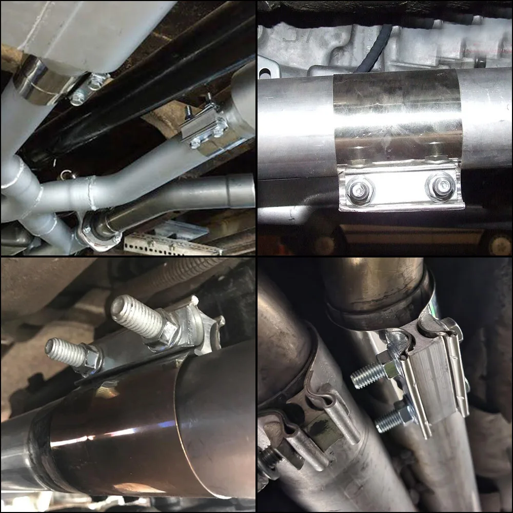 Abrazadera de banda escape junta a tope fabricada en acero inoxidable - imagen 5
