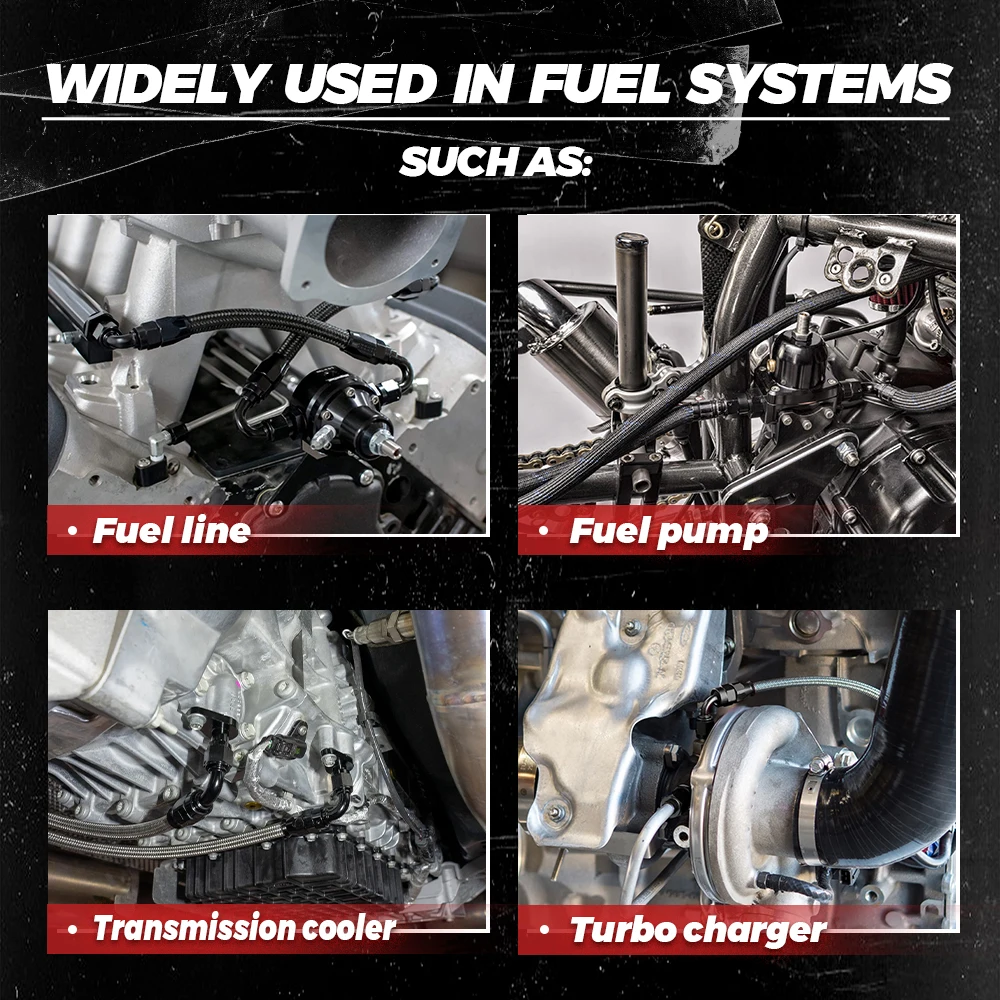 WLR Adaptador aceite turbo AN para turbos GT25/GT28/GT35/GT30 - imagen 3