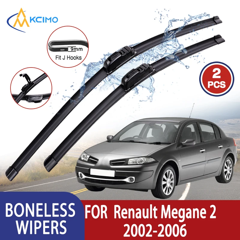 Escobillas limpiaparabrisas Kcimo para Renault Mégane II 2002-2006