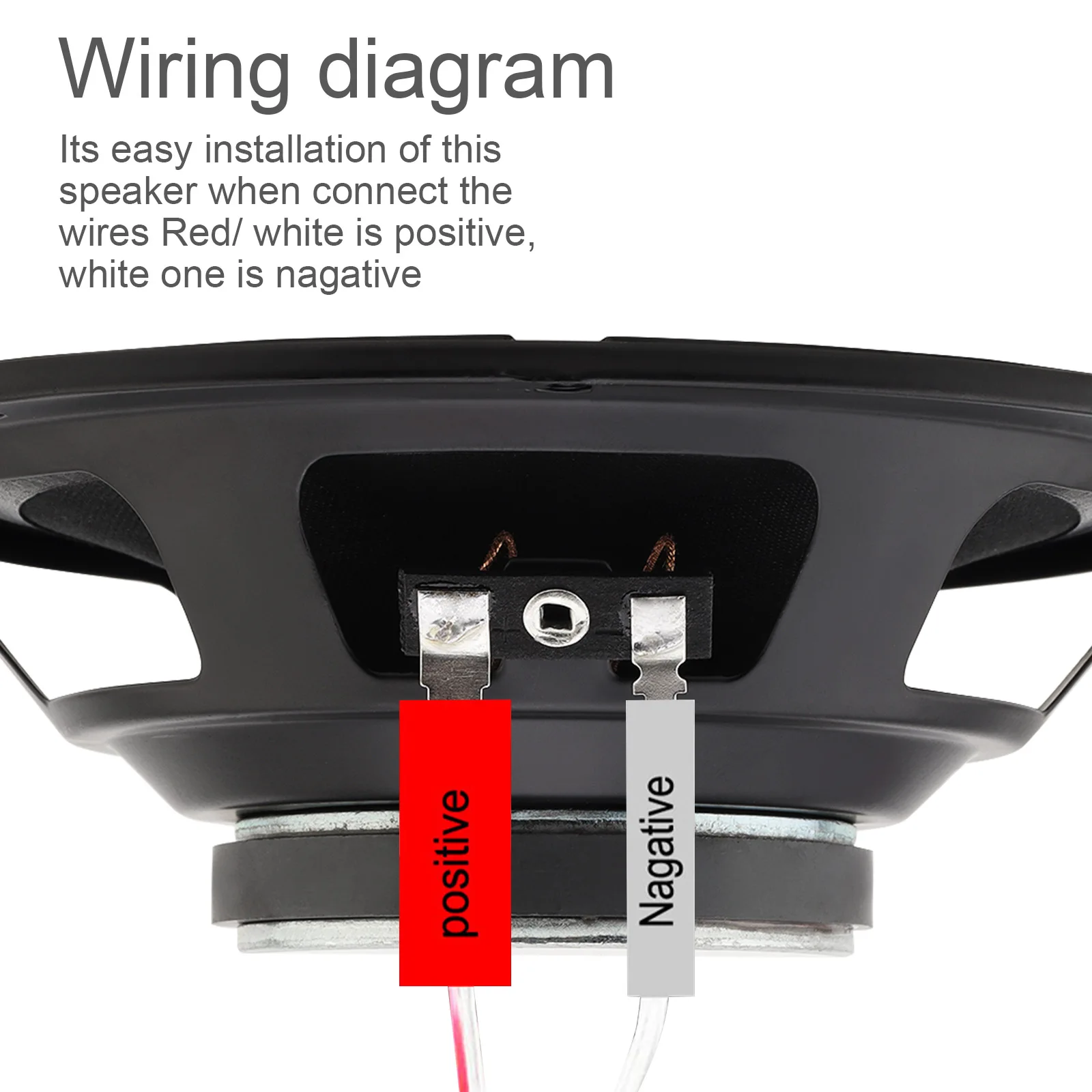 Altavoces de coche 6,5 pulgadas 280W, 2 vías – par para puerta - imagen 4