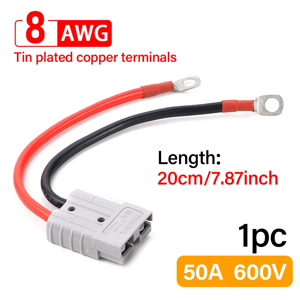 Conectores batería doble polo cable silicona - imagen 2