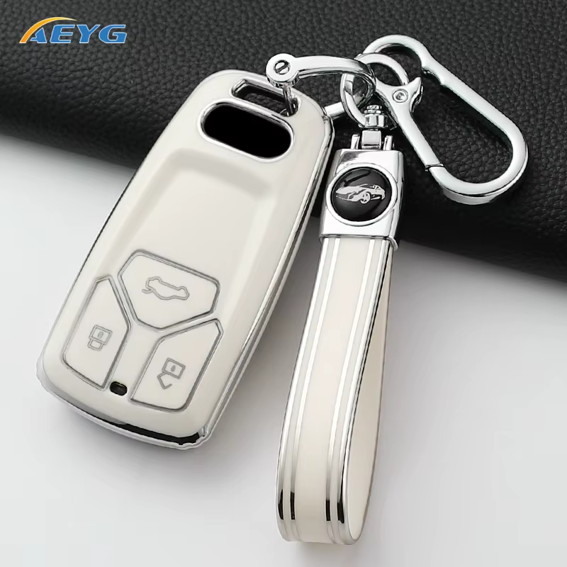 Funda de TPU para llave Audi A4, A5, A6, Q5, Q7 y TT - imagen 3