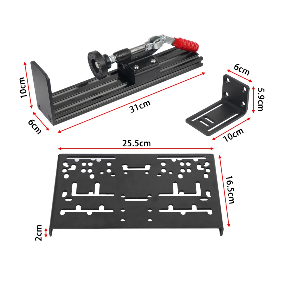 Soporte de sobremesa para palanca y freno de mano de sim racing - imagen 2