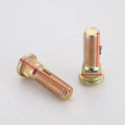 Pernos de rueda estriados M12x1,5 14,2 mm x 46 mm