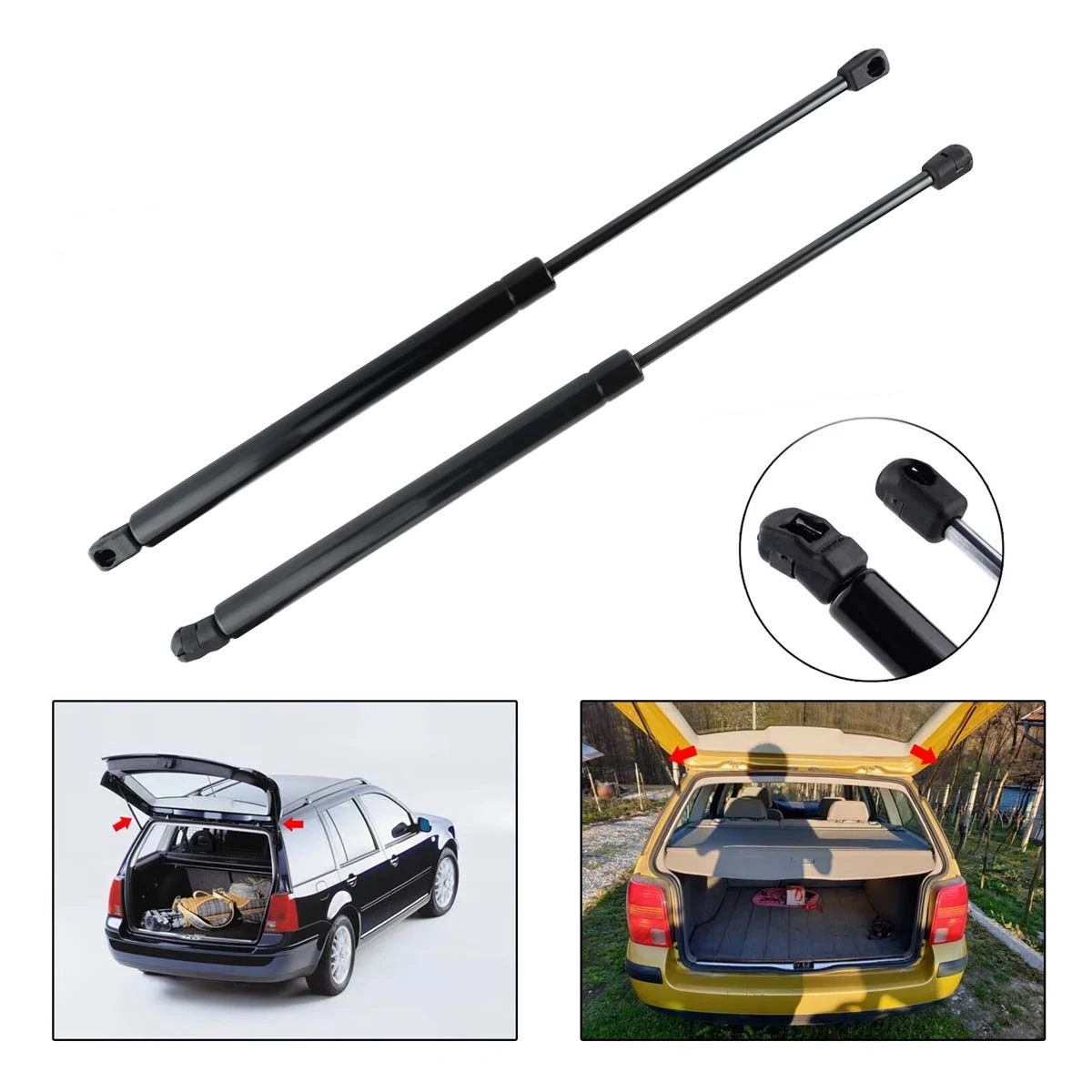 Resorte gas maletero VW Golf MK4 Bora Passat 99-06 - imagen 2