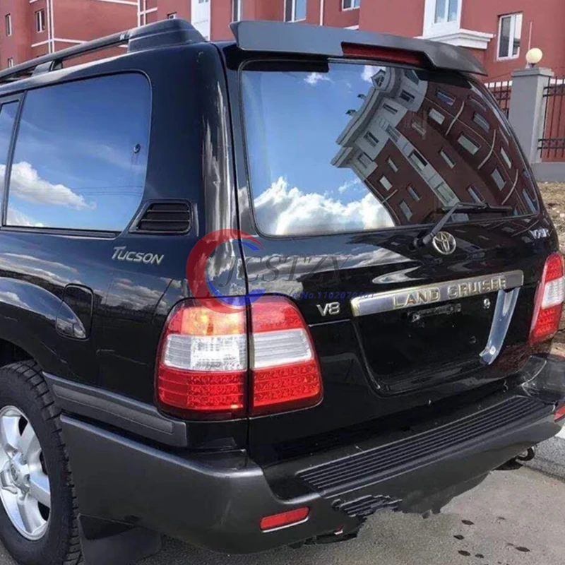 Para Toyota Land Crusier LC100 1998 1999-2006 alerón trasero alerón superior de techo negro brillante accesorios para coches Kit de carrocería - imagen 2