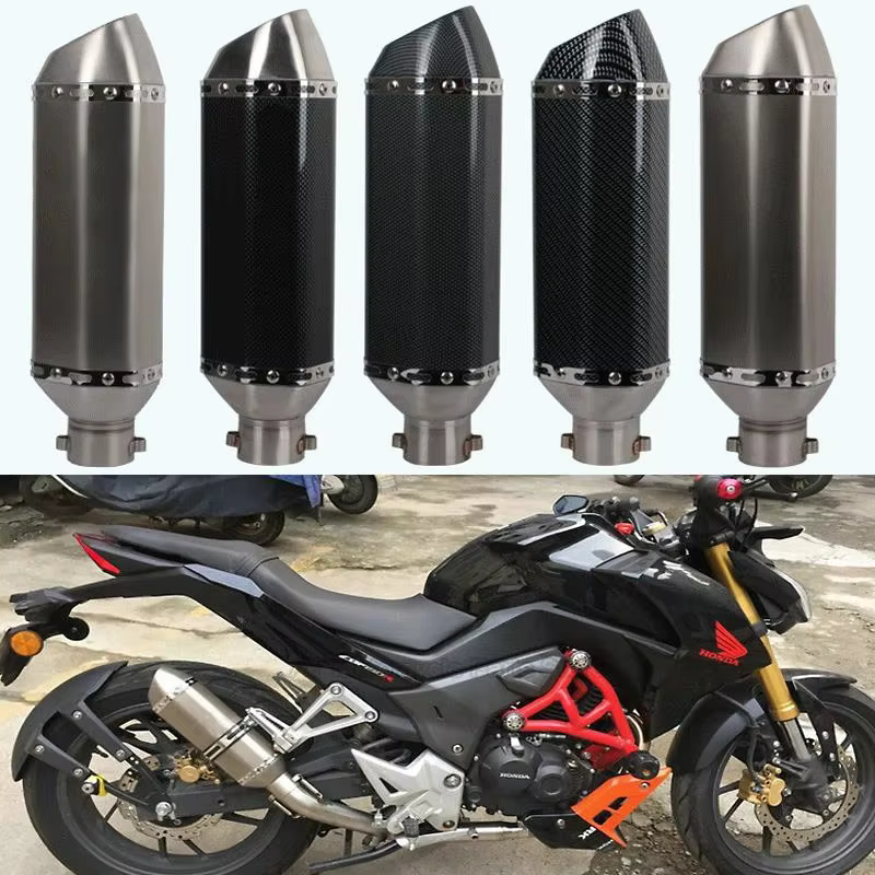Silenciador universal de escape de 51 mm para moto con DB killer
