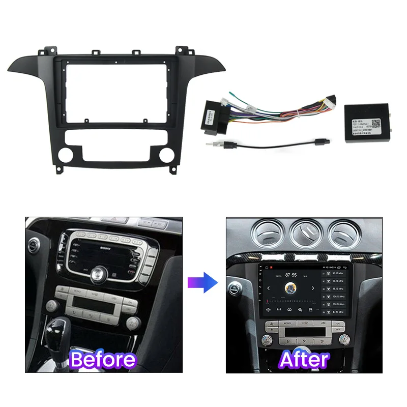 Kit montaje radio MEKEDE con CANBUS para Ford S-MAX 2006-2015 - imagen 3