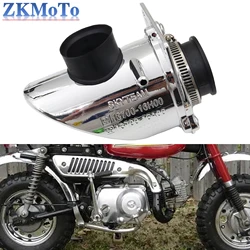 Filtro de aire mini plateado para Honda Monkey Z50 Dirt Pit Bike