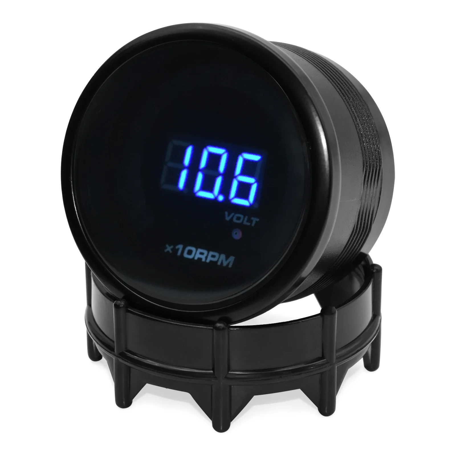 Tacómetro digital analógico 52 mm 20 LED con voltímetro – 12 V - imagen 4