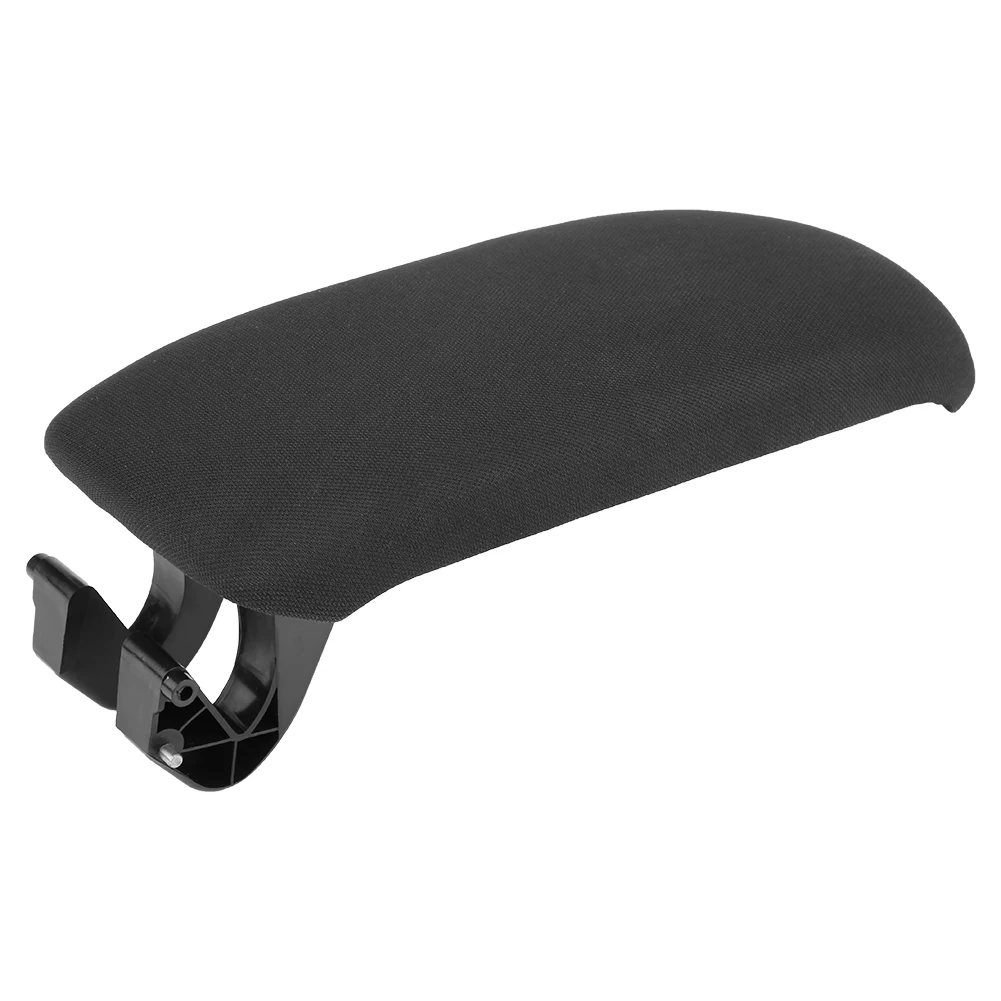 Cubierta tapa reposabrazos consola central cuero y tela negra A3 8P A5