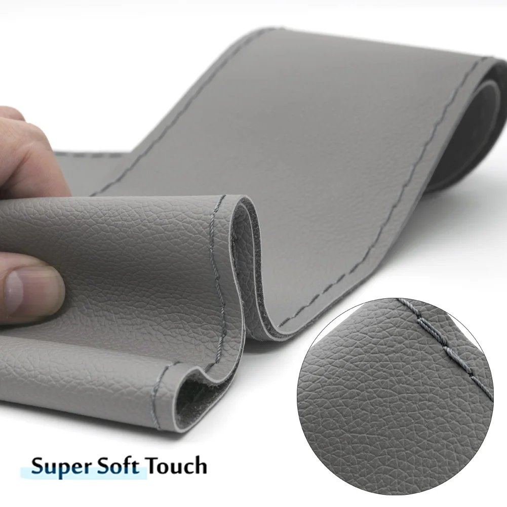 Funda de cuero gris para volante – Kia Rio, Sportage, Solaris - imagen 3