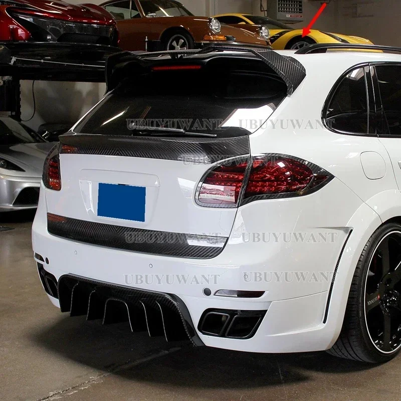 Alerón fibra carbono techo maletero Porsche Cayenne 958 2011-2014 - imagen 3