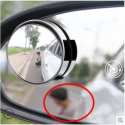 Espejo retrovisor exterior redondo giratorio para punto ciego