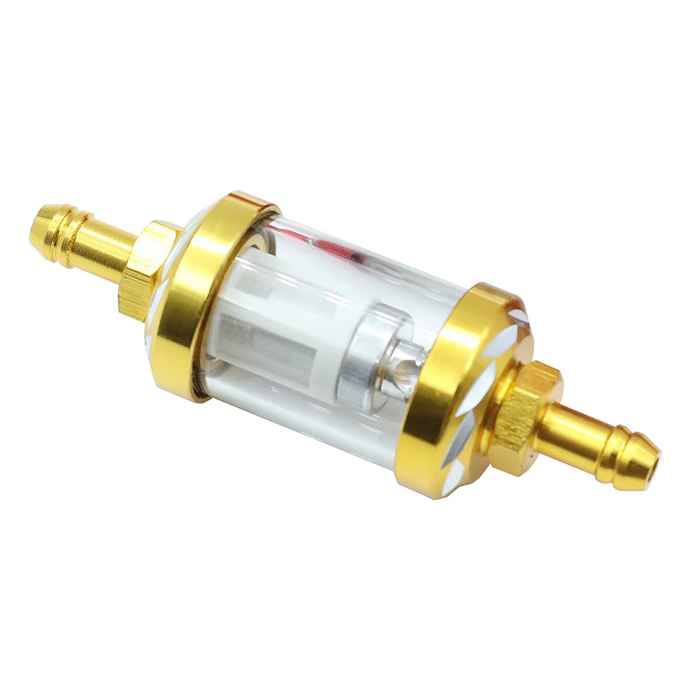 Filtro de gasolina de vidrio universal 8 mm para moto y ATV - imagen 4