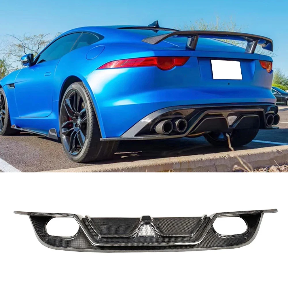 Kit carrocería fibra carbono difusor y faldas Jaguar F-Type 2015-2017