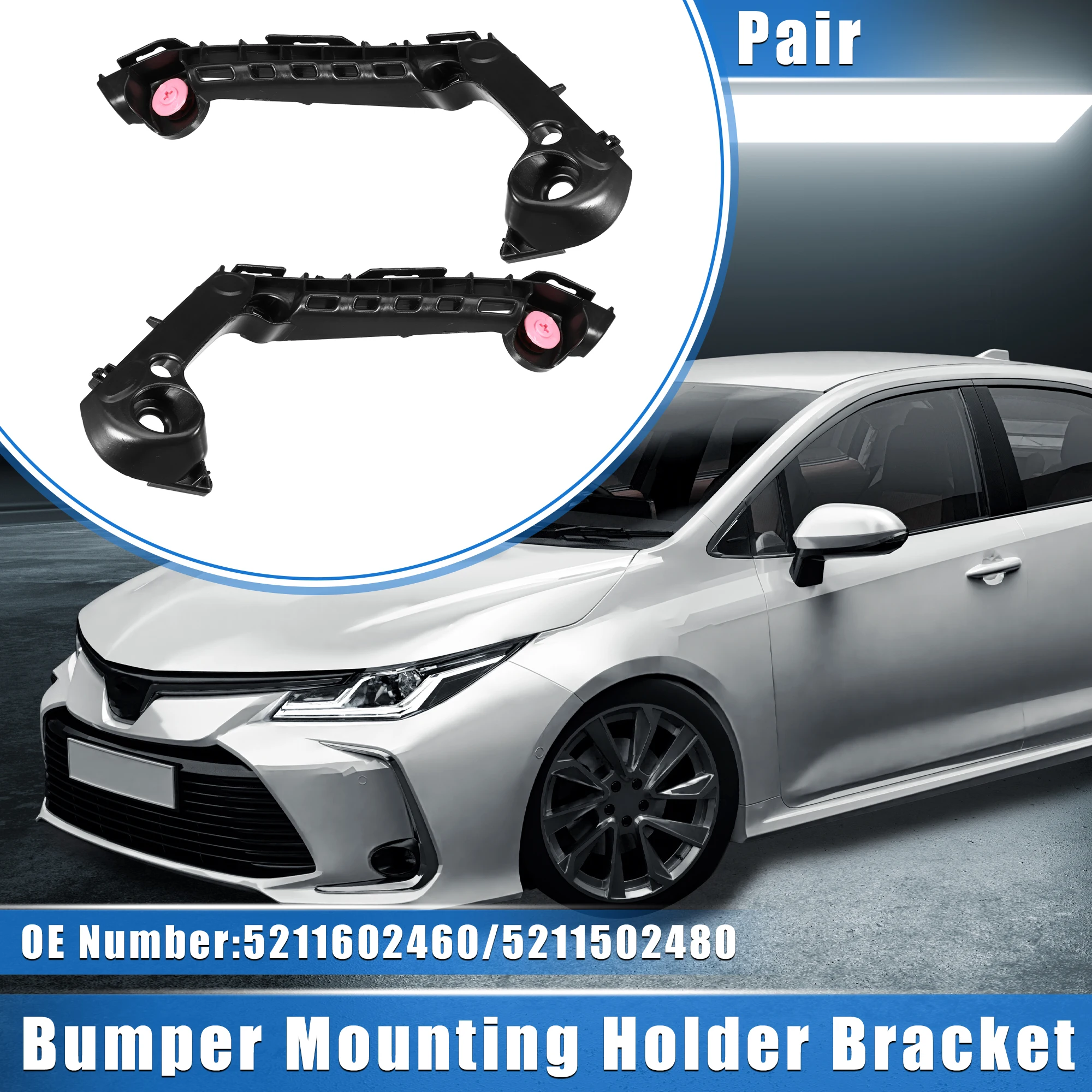 Soporte de parachoques X Autohaux para Toyota Corolla 2019-2021