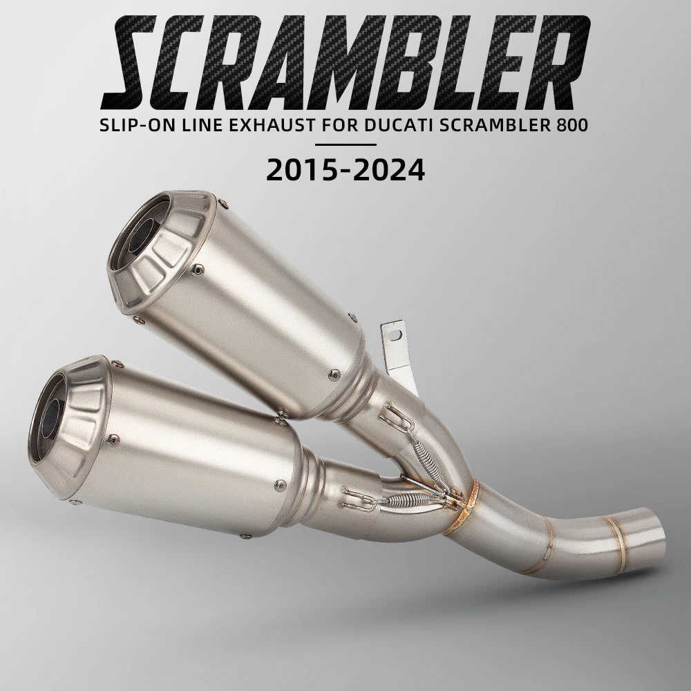 Escape Slip-On para Ducati Scrambler 800 con dos silenciadores - imagen 5