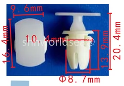 Hebilla protectora de umbral de falda lateral con clip automático shhworldsea para benz A0019889781,A0019887681