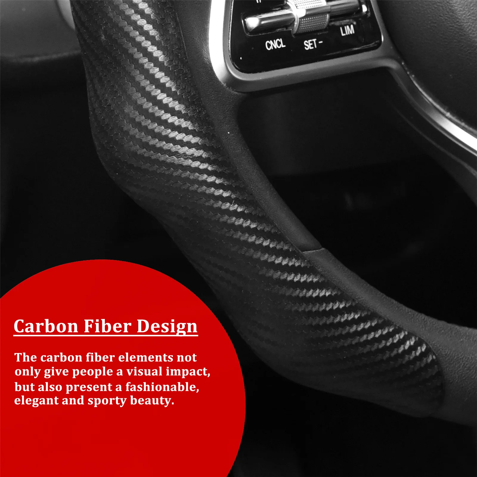 Protector fibra carbono Toyota 38 cm – antideslizante - imagen 4