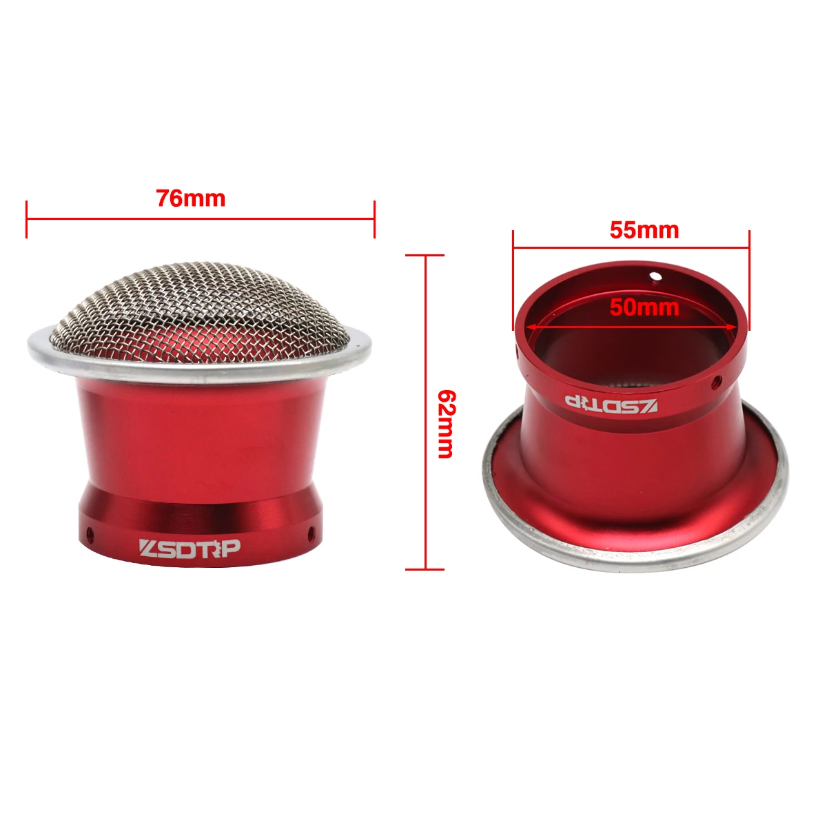 Filtro de aire carburador ZSDTRP 50 mm para PWK - imagen 2
