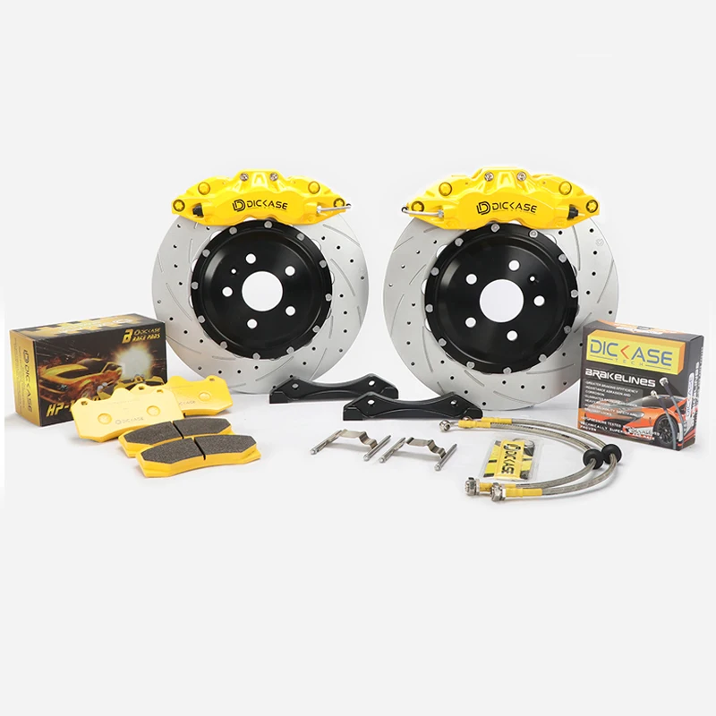 DICASE kit pinzas de freno rojas con discos perforados para BMW E90 - imagen 3