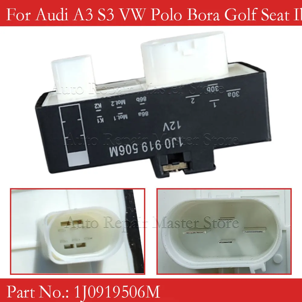 1J0 919 506M relé ventilador radiador VW Golf Audi A3