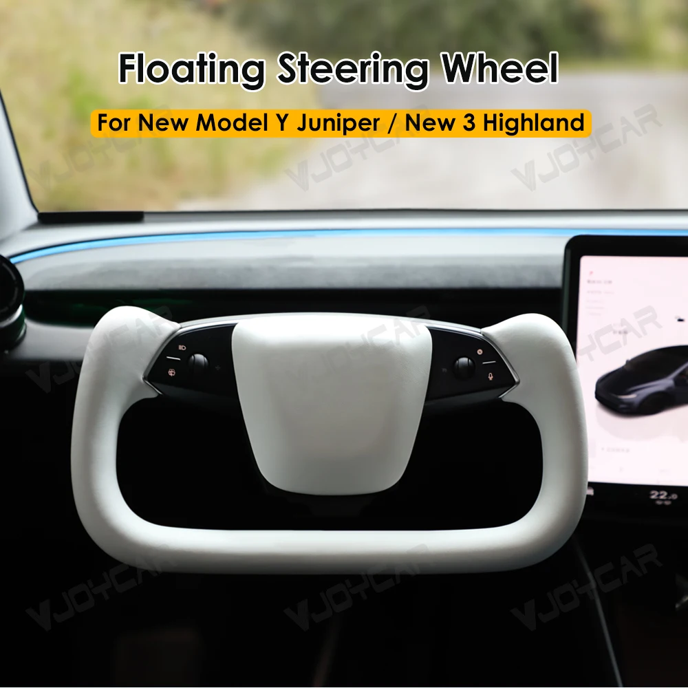 Volante deportivo calefactable Vjoycar 3 para Tesla Model Y Juniper - imagen 2