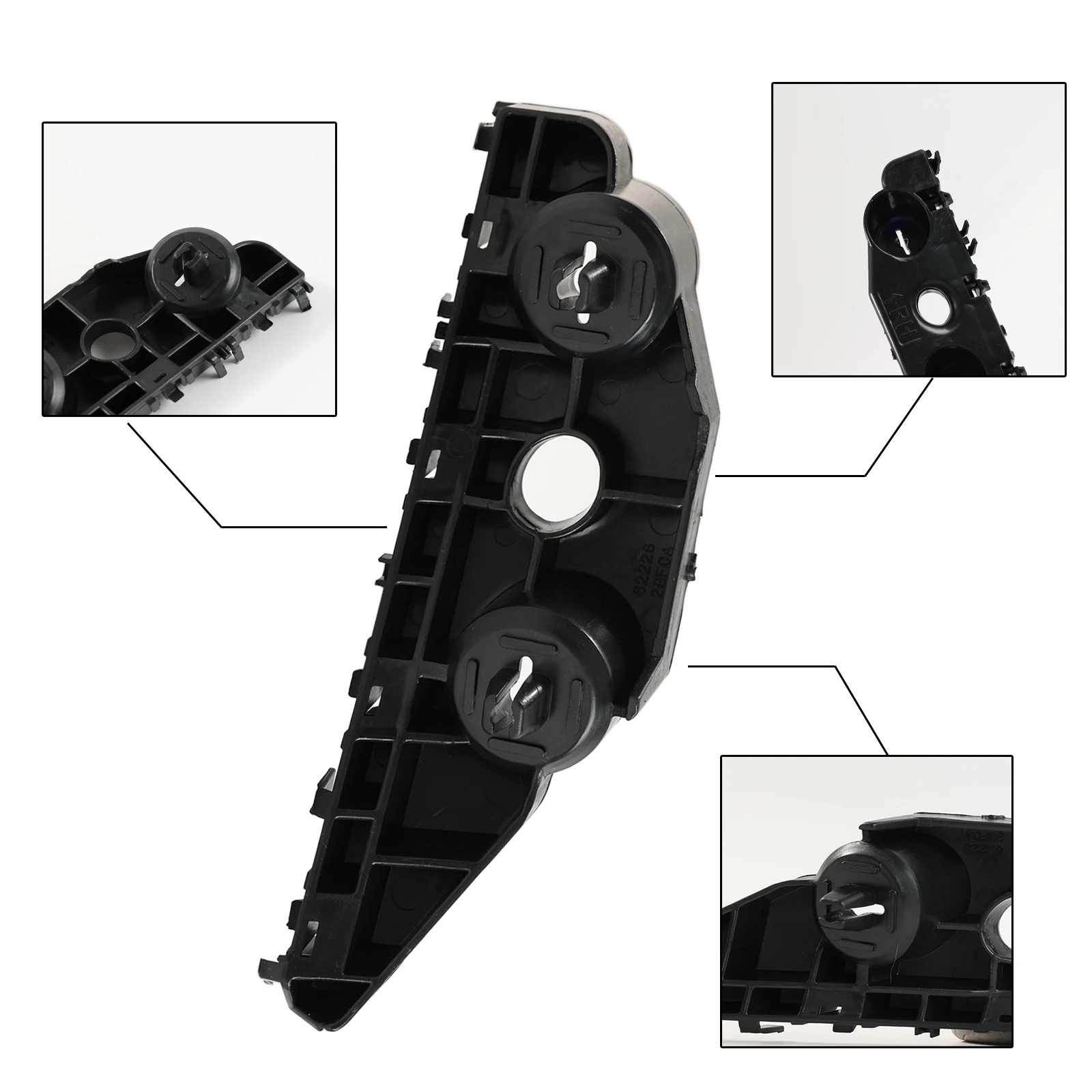 Soporte parachoques Nissan Altima 2016-2018 OEM 62220-9HS0A - imagen 2