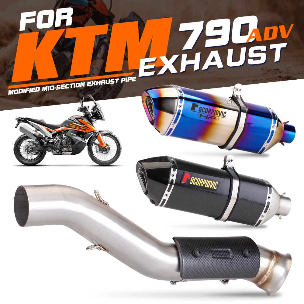 Detalle del tubo de escape para motocicleta