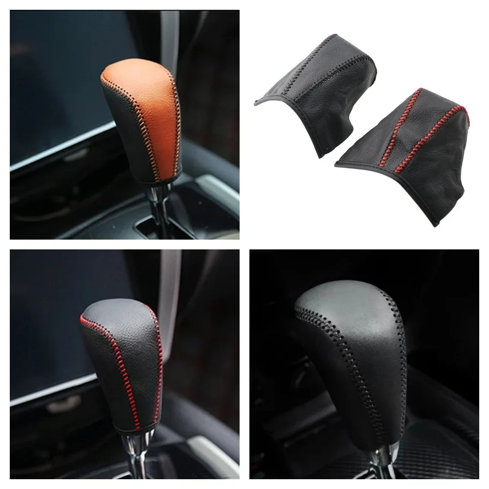 Funda de cuero para perilla de cambio Nissan Qashqai y X-Trail