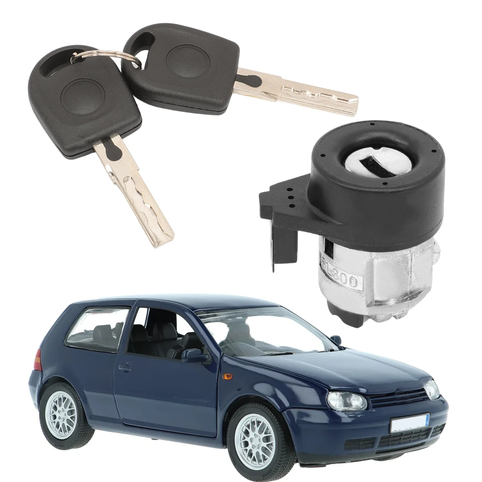3B0905855C Cerradura dirección VW Golf IV Beetle Polo - imagen 3