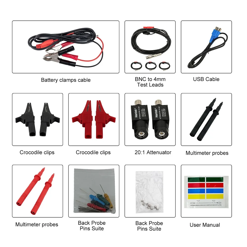 LAUNCH X431 O2-2 osciloscopio automotriz USB 4 canales 100 MHz - imagen 4